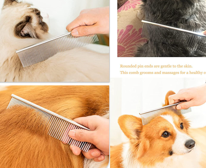 Long-Tooth Undercoat Rake For Long-Haired Pets - Image 2