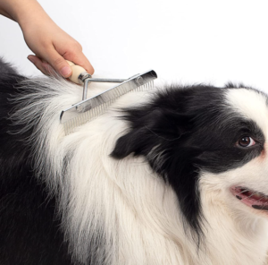 Long-Tooth Undercoat Rake For Long-Haired Pets