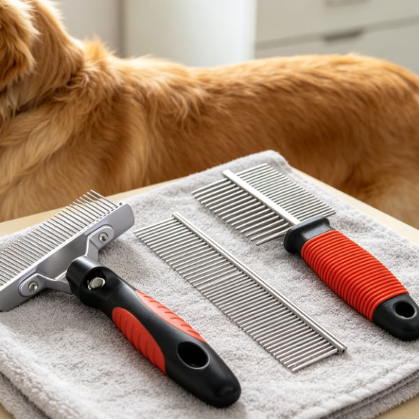 3-Piece Long-Tooth Grooming Comb Set