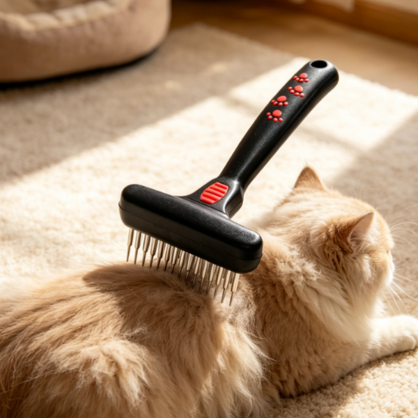 Spring-Tooth Pin Rake For Undercoat Removal