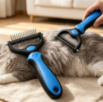 Dematting And Undercoat Rake For Long-Haired Pets