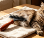 Handheld Carpet Rake For Fluffing And Cleaning