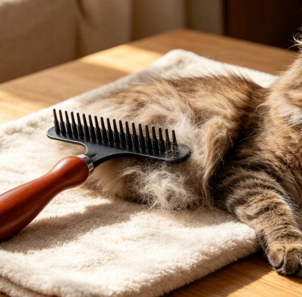 Handheld Carpet Rake For Fluffing And Cleaning