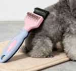 Stainless Steel Dematting Rake For Long-Haired Cats And Dogs