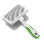 Self-Cleaning Slicker Brush For Grooming And Loose Fur Removal