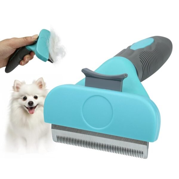 Ergonomic Self-Cleaning Loose Fur Brush For Cats And Dogs