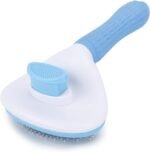 Self-Cleaning Slicker Brush For Cats, Dogs, And Rabbits (Massage & De-Shedding)