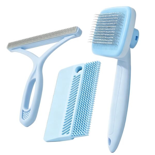 Self-Cleaning De-Shedding Brush For Pets And Furniture