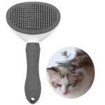 Self-Cleaning Slicker Brush With Gentle Massage Tips (Safe For Skin)